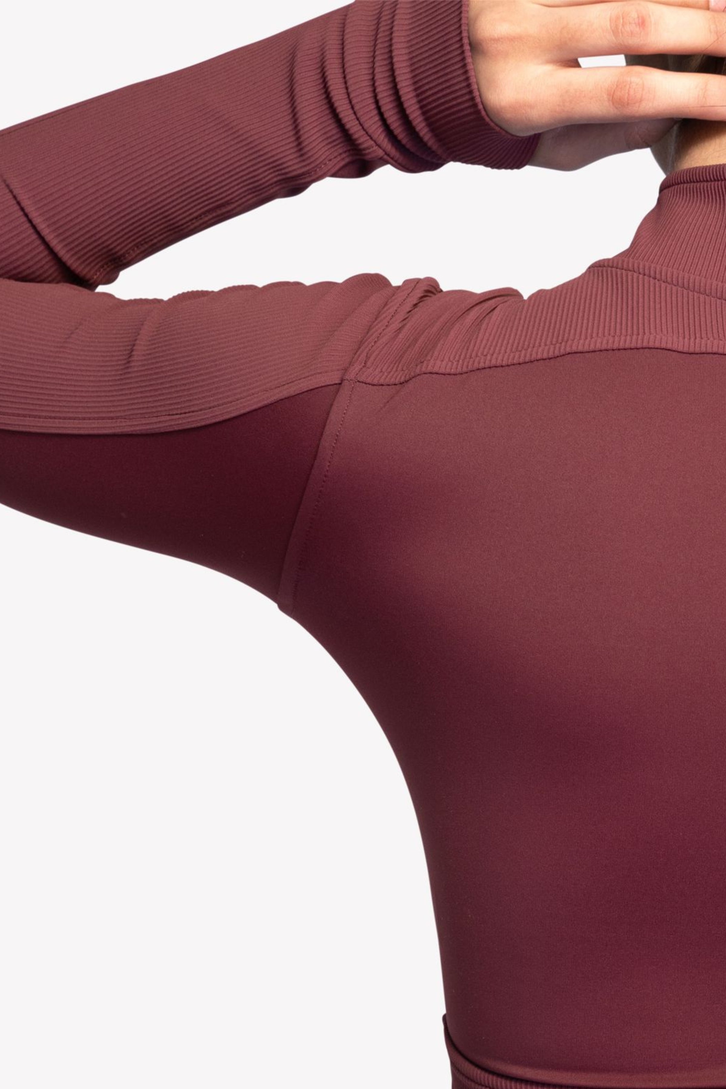 Switch Long Sleeve Ribbed Crop Top