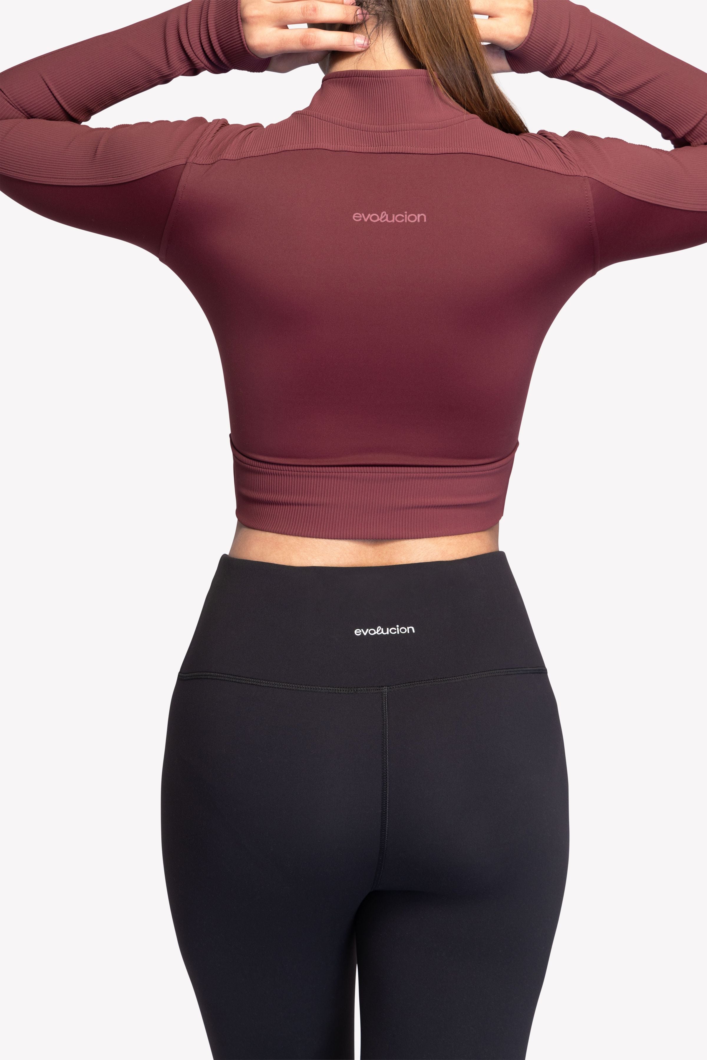 Switch Long Sleeve Ribbed Crop Top