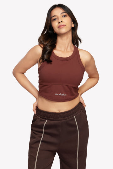 Core Padded Crop Top